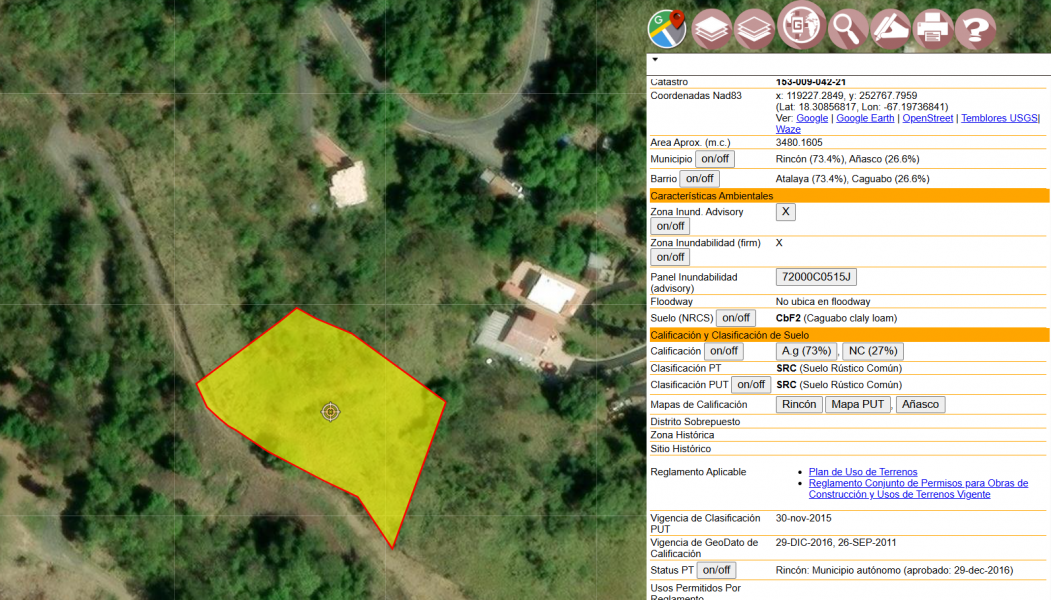 Carr 411 Km 14.3 Int. Solar 7 Bo Atalaya Rincon 00677 PR