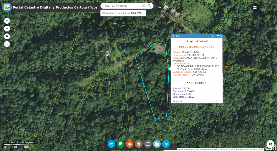 Carr 108 Km 19.2 Int Sector Los Velez Bo Anones Las Marias 00670 PR