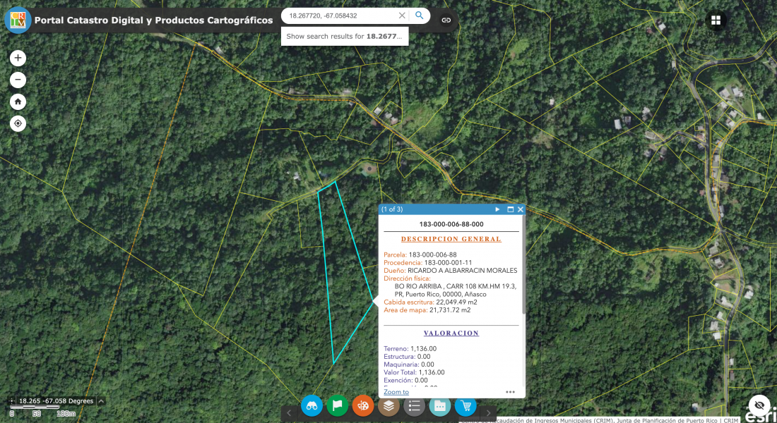 Carr 108 Km 19.2 Int Sector Los Velez Bo Anones Las Marias 00670 PR