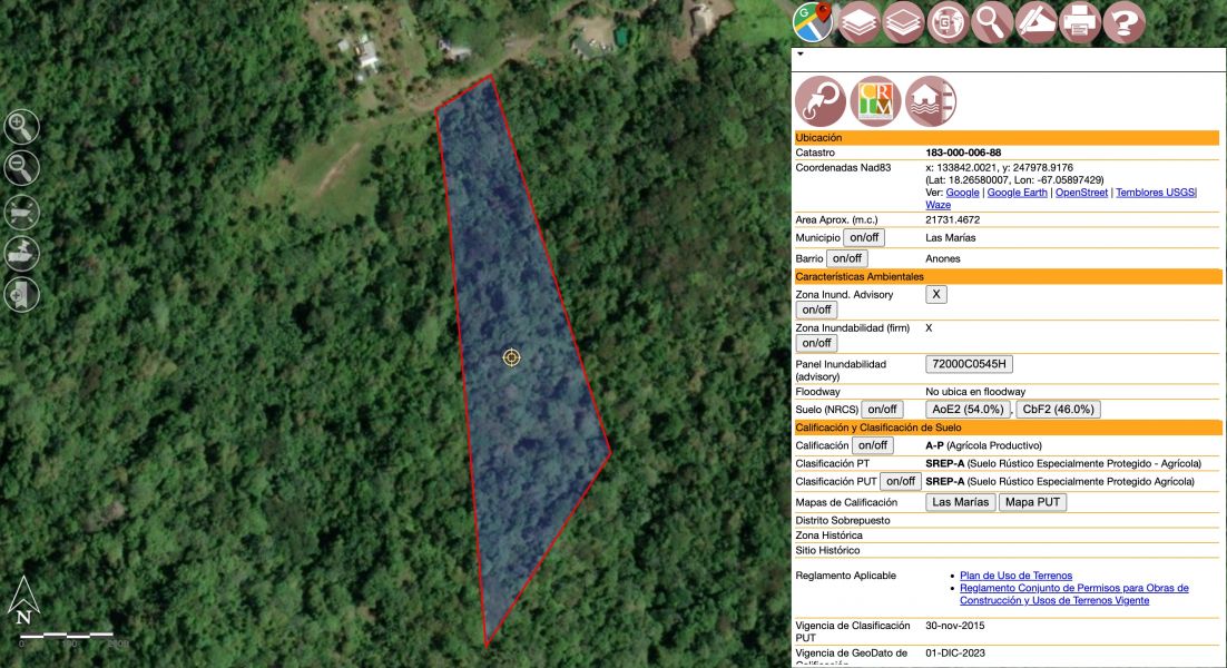 Carr 108 Km 19.2 Int Sector Los Velez Bo Anones Las Marias 00670 PR