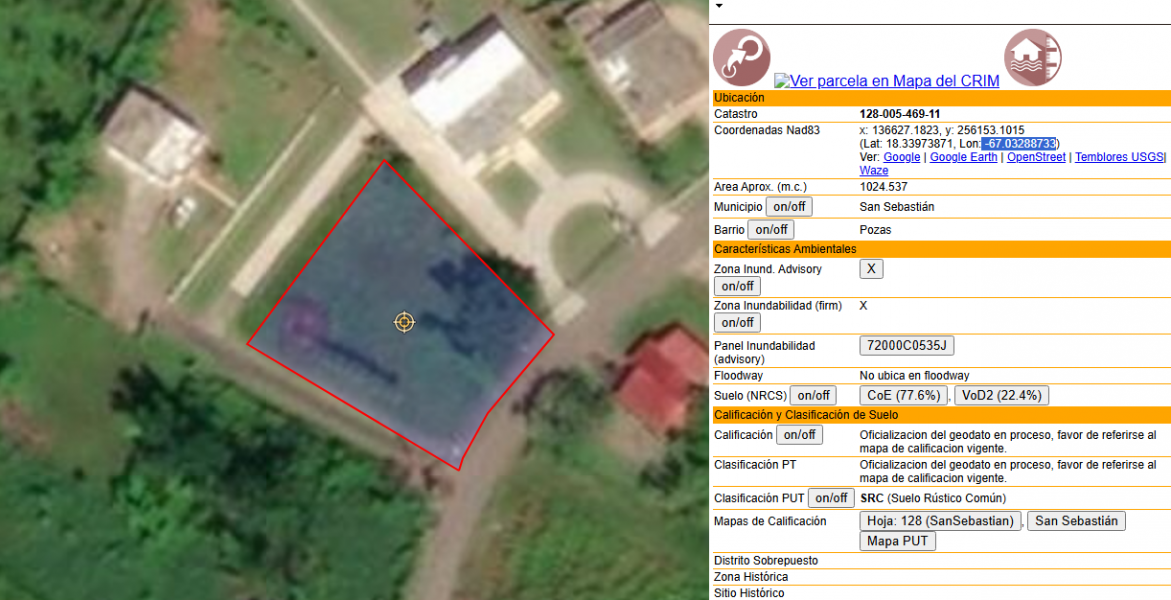 Bo Pozas Solar 3 Carr 111 Sect Puente Nuevo San Sebastian 00685 PR