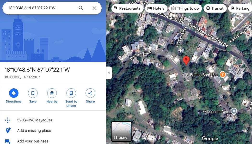 Carr 348 Km 2.5 Int Camino Juan Alonso Bo Quebrada Mayaguez 00680 PR