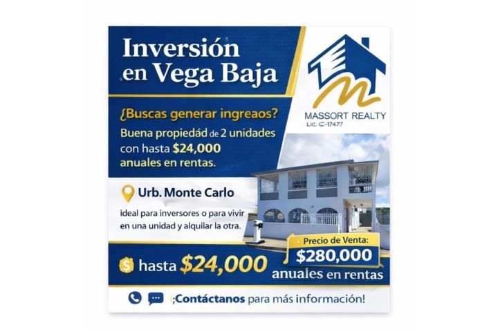 Monte Carlo Vega Baja 00693 PR